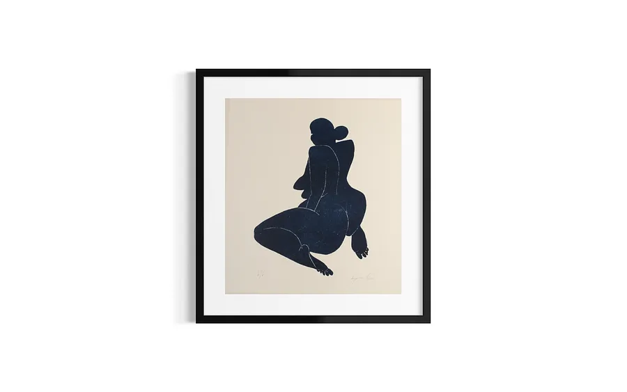 Image of Black #2 by Andriana Chunis, size: 40х50, made of Графіка, папір, Graphics medium, part of the Літографія series, priced at €165 (≈ 8,503 грн)