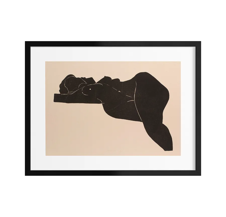 Image de Проблемна жінка par Andriana Chounis, taille : 40х50, fabriqué avec графіка на папері Fabriano 300g, médium Graphique, faisant partie de la série Літографія, au prix de €165 (≈ 8 503 грн)