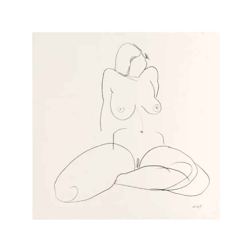 Зображення "Начерк #3" від Андріана Чуніс, розмір: 30x30, матеріали: папір, олівець, медіум: Начерки, ціна: €50