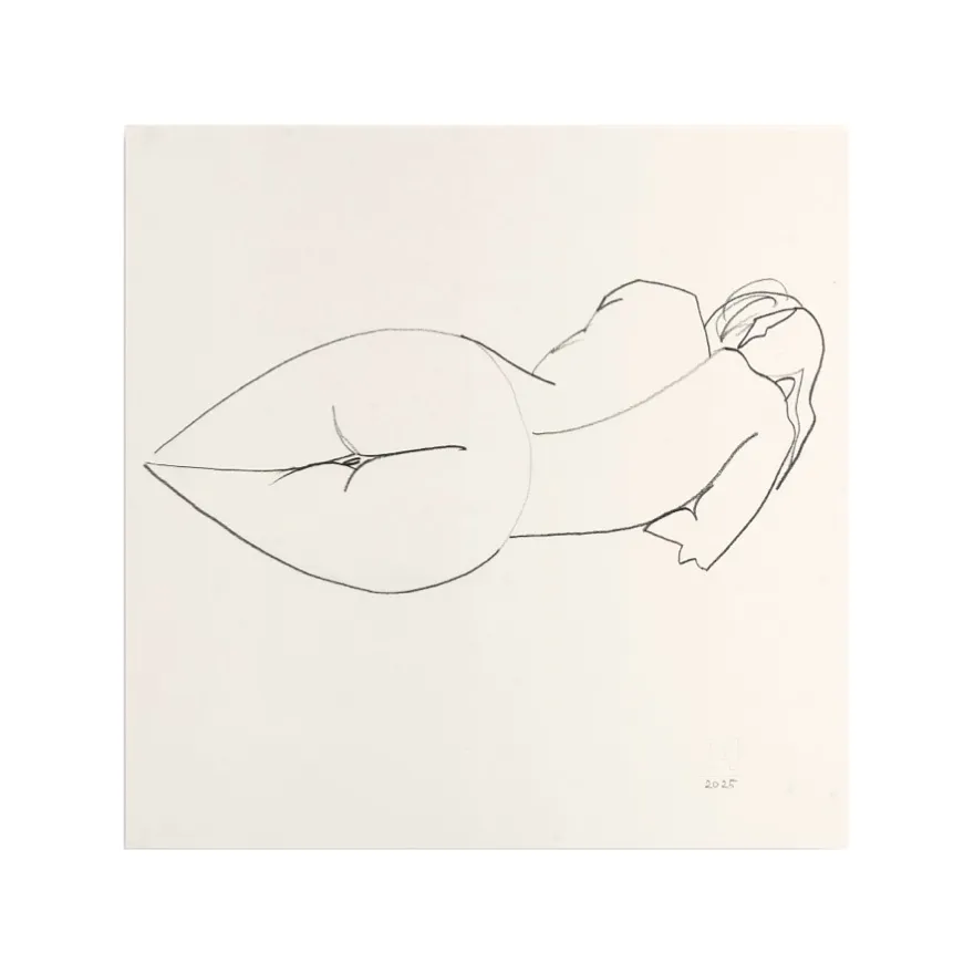 Зображення "Начерк #6" від Андріана Чуніс, розмір: 30х30, матеріали: папір, олівець, медіум: Начерки, ціна: €50