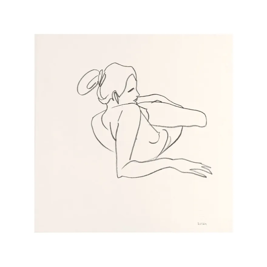 Зображення "Начерк #11" від Андріана Чуніс, розмір: 30х30, матеріали: папір, олівець, медіум: Начерки, ціна: €50