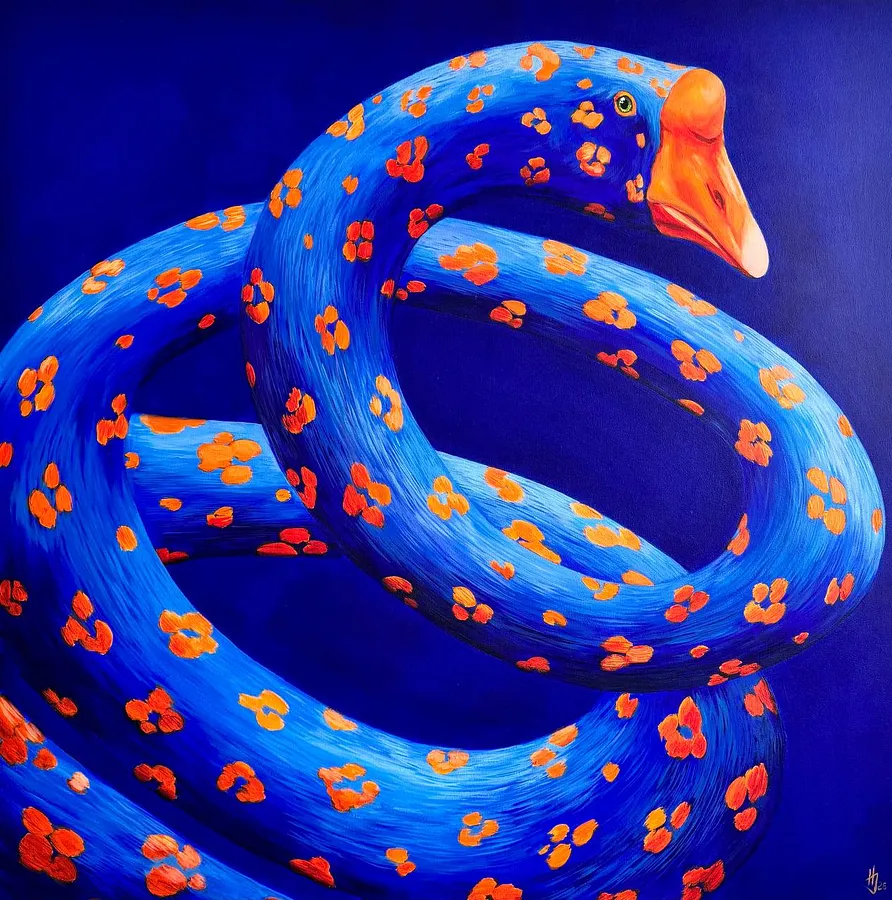 Зображення "Rhythm" від Ivanka Nechyporuk , розмір: 100x100cm, медіум: Painting, ціна: $2800