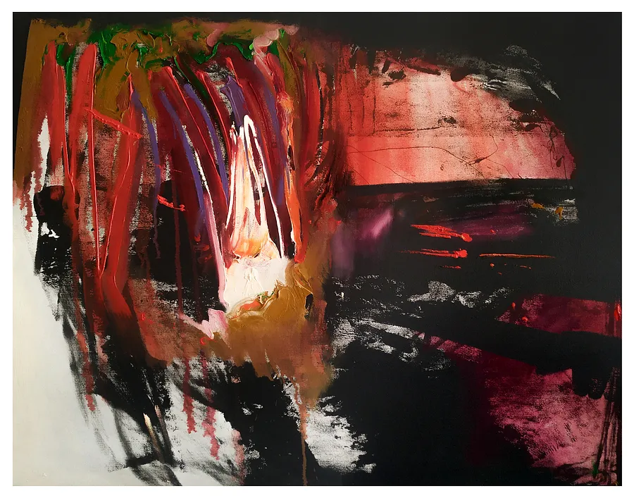 Image of пейзаж 2 by Євген Григорʼєв, PAINTING medium, part of the "Левітація" series