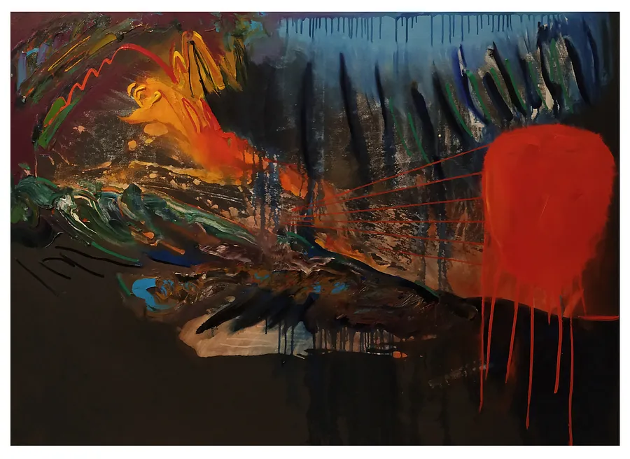 Image of без назви by Євген Григорʼєв, PAINTING medium, part of the "Левітація" series, priced at €900