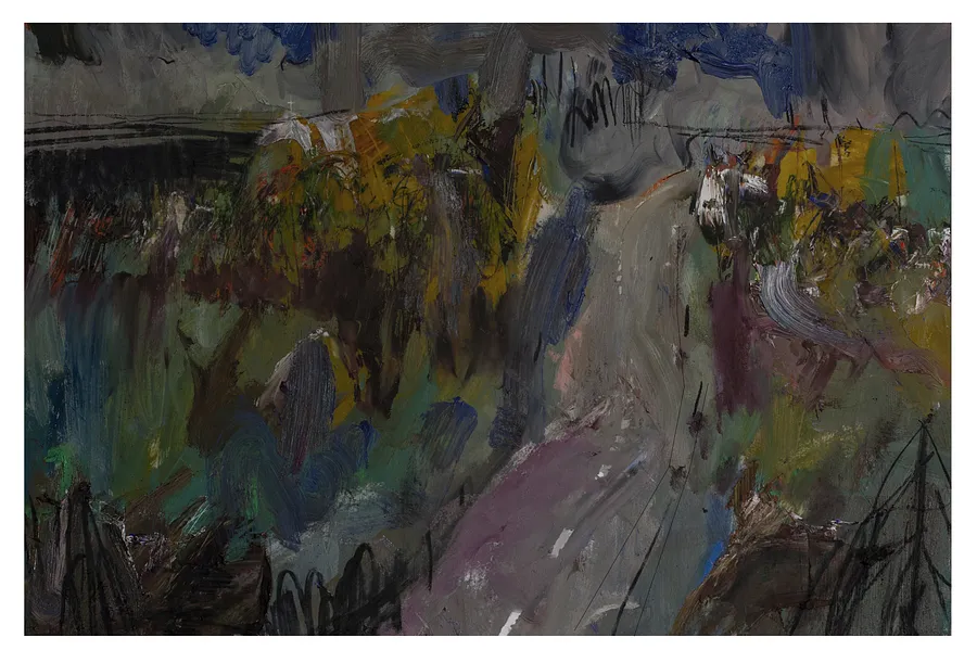 Immagine di пейзаж 9 di Evgen Grigor'ev, materiali: папір, олія, medium: Pittura, città: Львів, serie: "Вигадані пейзажі", prezzo: €700 (≈ 36.449 грн)