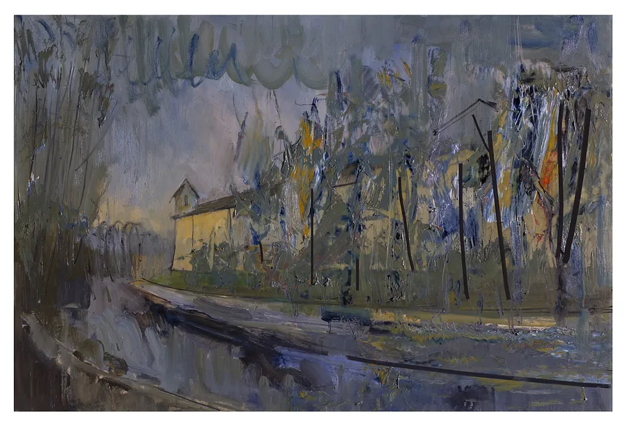 Immagine di paesaggio 8 di Evgen Grigor'ev, materiali: carta, olio, medium: Pittura, città: Львів, serie: "Вигадані пейзажі", prezzo: €700 (≈ 36.449 грн)