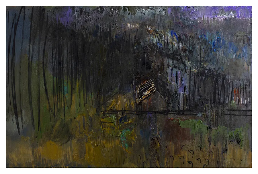 Immagine di пейзаж 5 di євген григор'єв, medium: Живопис, serie: "Вигадані пейзажі", prezzo: €500