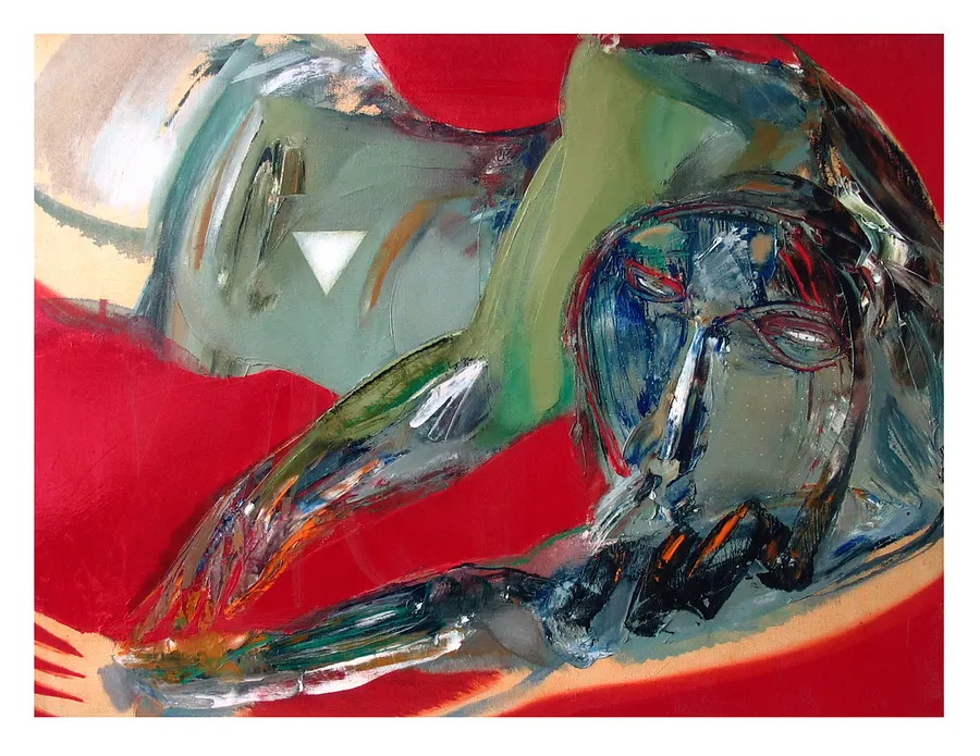 Immagine di вона di Evgen Grigor'ev, materiali: Полотно, олія, medium: Pittura, città: Львів