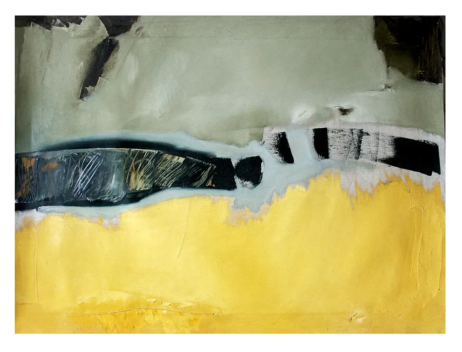 Immagine di the line di Evgen Grigor'ev, medium: Pittura