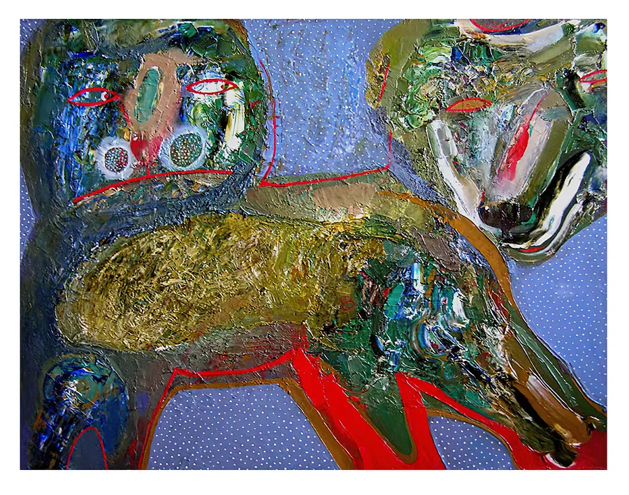 Immagine di кітпес di Evgen Grigor'ev, materiali: Полотно, олія, medium: Pittura