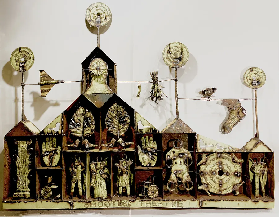 Image of SHOOTING THEATRE by Костянтин Зоркін, size: 140/175/15 sm, Обʼєкт medium