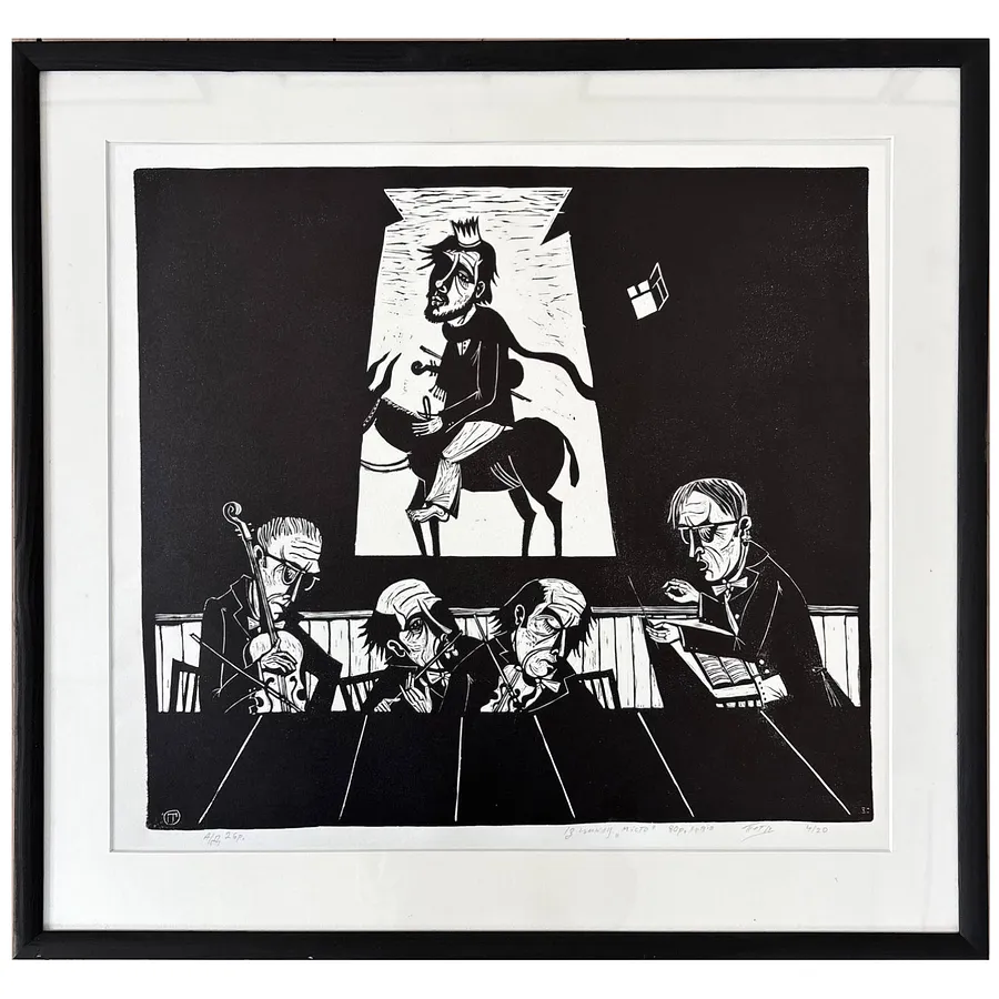 Immagine di з серії "місто" di Гуменюк Петро, medium: Графіка, prezzo: ₴350