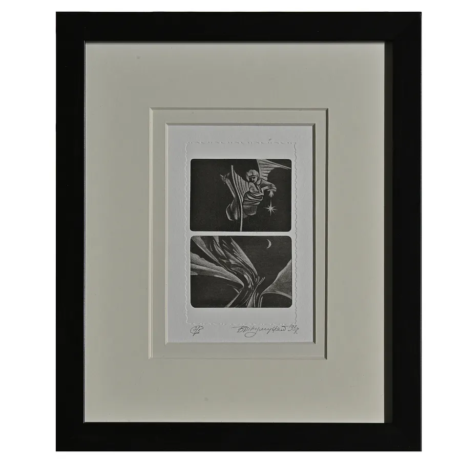 Bild von Тут ангели von Пікулицький Богдан, Größe: 15 х 10 см, Графіка Medium, Teil der 2/5 Serie, zum Preis von $100