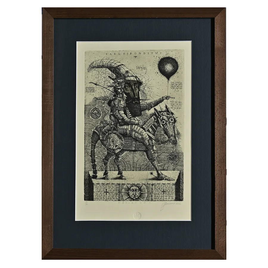 Зображення "Баланс" від Денисенко Олег , розмір: 30 х 20 см, матеріали: офорт, медіум: Графіка, серія: 50/50, ціна: $350