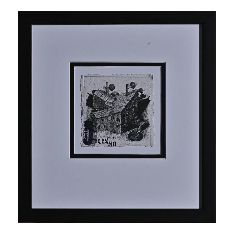 Immagine di з серії "Харківські нотатки 2025" di Маков Павло, dimensioni: 10 х 10 см, medium: Графіка, prezzo: €300