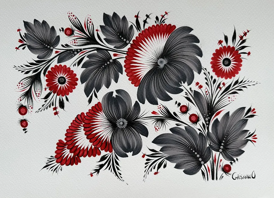 Image de Untitled par Olena Grishyna, taille : 21х29,7 см, médium Malovky, au prix de €90