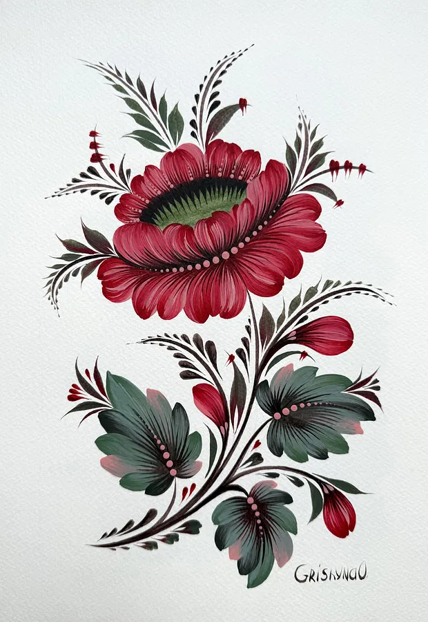 Image of Untitled by Olena Grishyna, size: 21х29,7, Malovky medium, priced at €70