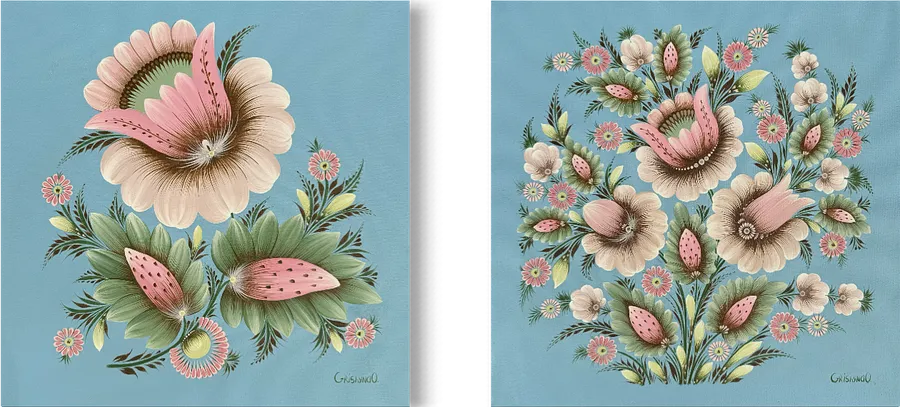 Image de Untitled par Olena Grishyna, taille : диптих: 50х50 см кожна частина, médium Painting, au prix de €800