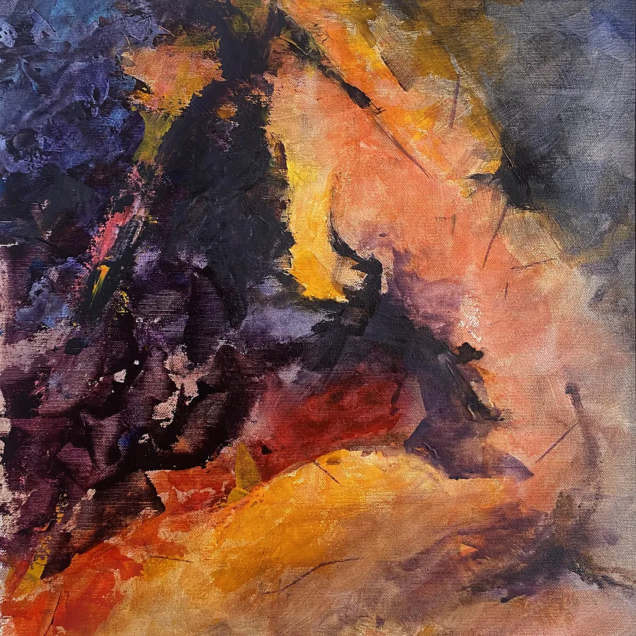 Bild von 2-Fracture von Вікторія Колесникова, Größe: 40х40 см, Живопис Medium, Teil der Another Balance Serie