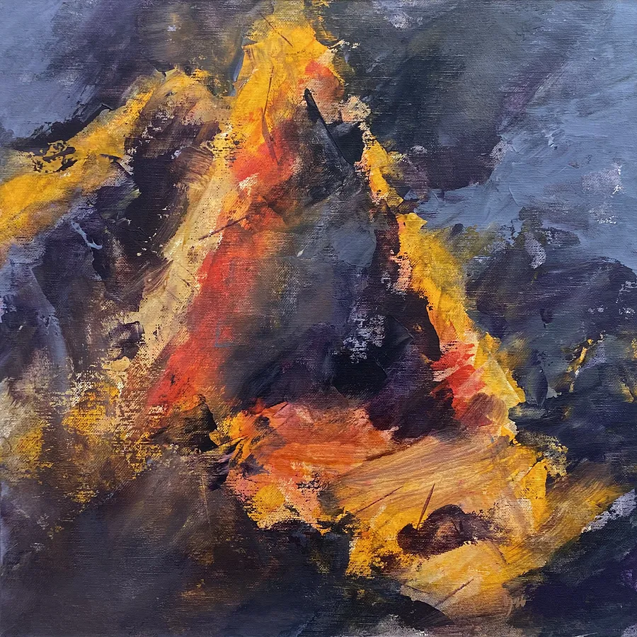 Image de 4-New Equilibrium par Вікторія Колесникова, taille : 40х40 см, médium Живопис, faisant partie de la série Another Balance