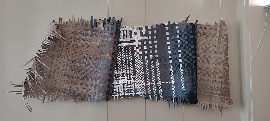 Зображення "Landscape - Пейзаж" від Орест Гелитович, розмір: 100х250, матеріали: Папір, фольга, медіум: Графіка, місто: Львів