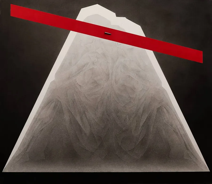 Зображення "РОЗСТРІЛ" від ДЕНИС ТИМЧИШИН, розмір: 145х150 см, матеріали: полотно, акрил, медіум: РОБОТИ, місто: Львів, серія: ОСТАННІЙ СНІГ, ціна: $3500