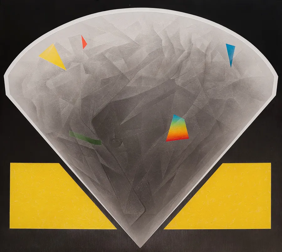 Bild von ЦІННІСТЬ ЖИТТЯ von ДЕНИС ТИМЧИШИН, Größe: 215х190 см, РОБОТИ Medium, Teil der ОСТАННІЙ СНІГ Serie, zum Preis von $3800