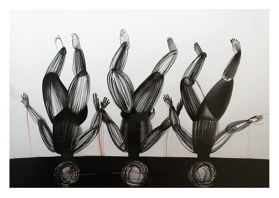 Image de 83 par євген григор'єв, médium Графіка, faisant partie de la série "Приземлення", au prix de €700