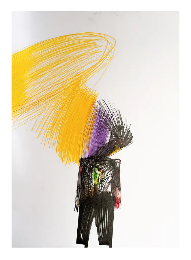 Obraz 85 autorstwa євген григор'єв, medium Графіка, część serii "Приземлення", cena: $700