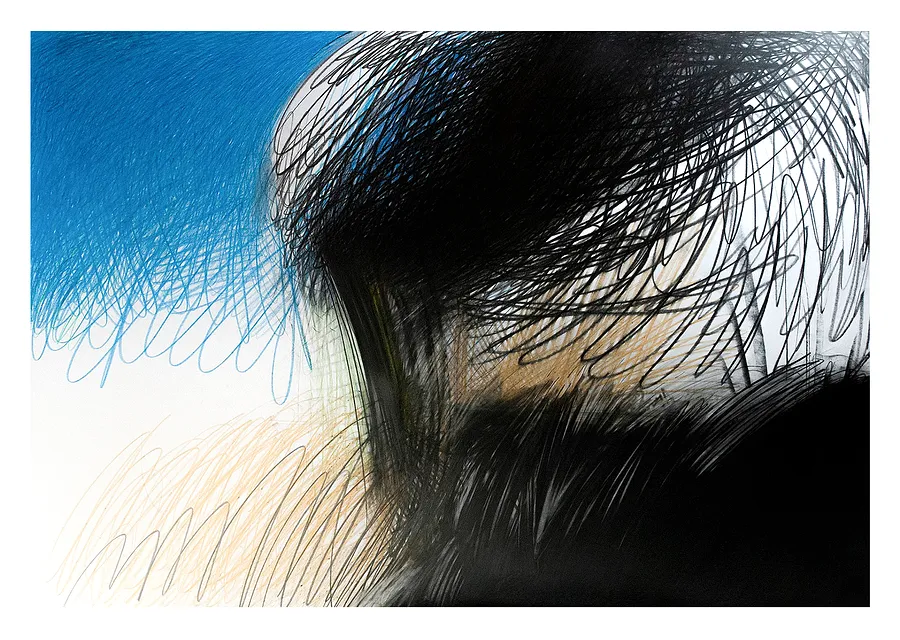 Image de 80 par євген григор'єв, médium Графіка, faisant partie de la série "Приземлення", au prix de €700