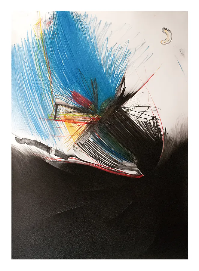 Image de 82 par євген григор'єв, médium Графіка, faisant partie de la série "Приземлення", au prix de $700