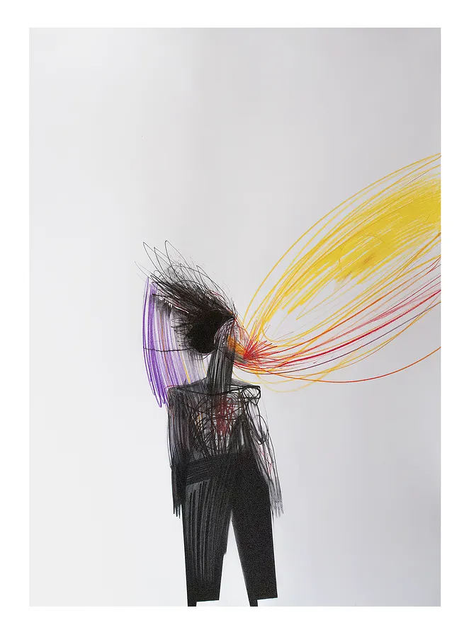 Obraz 86 autorstwa євген григор'єв, medium Графіка, część serii "Приземлення", cena: $700