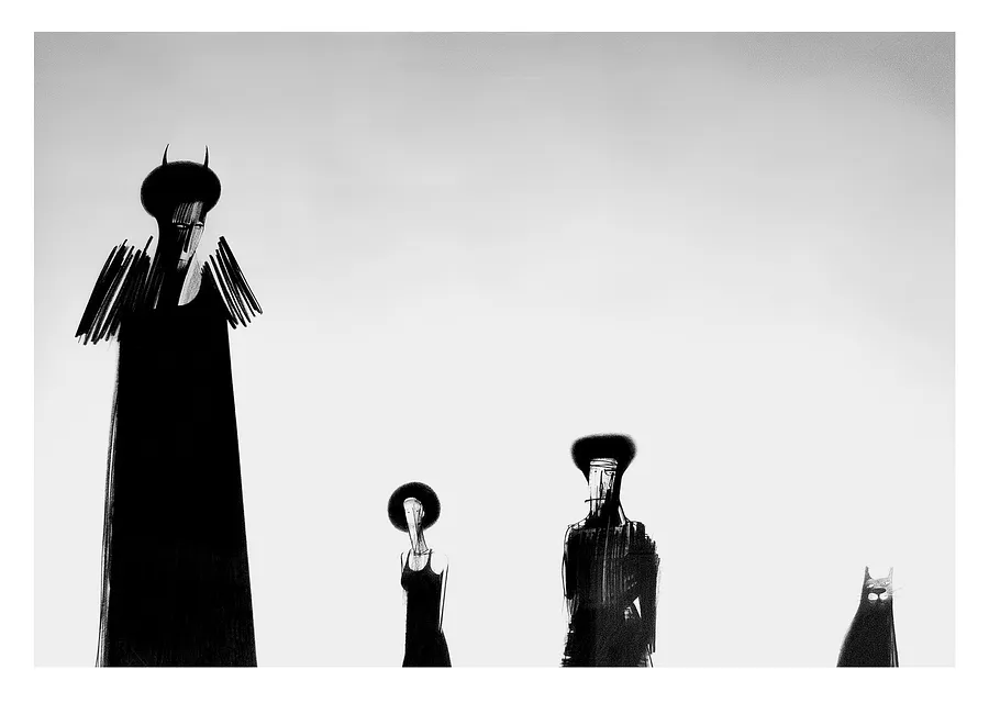 Obraz 99 autorstwa євген григор'єв, medium Графіка, część serii "Приземлення", cena: €700