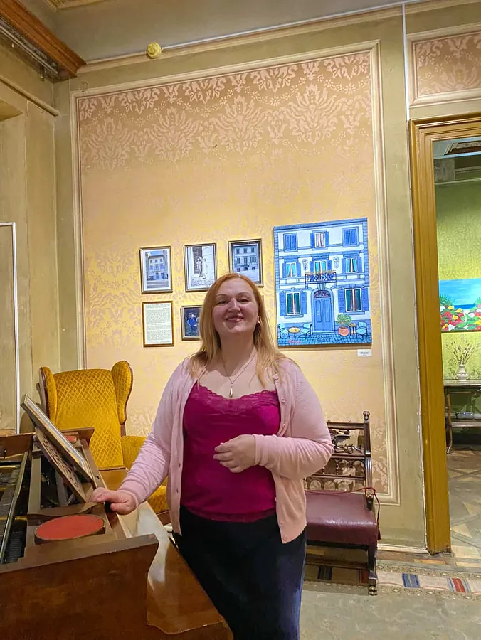 Portrait of Nataliia Bartkiv, who works in the Painting style (Lviv, Ukraine)