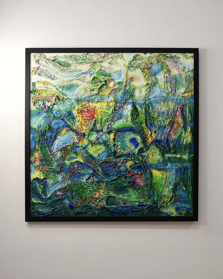 Image of Shining Through by Тарас Опалинський Taras Opalinski , size: 100х100, made of Author's technique on canvas, Painting medium, priced at $1000