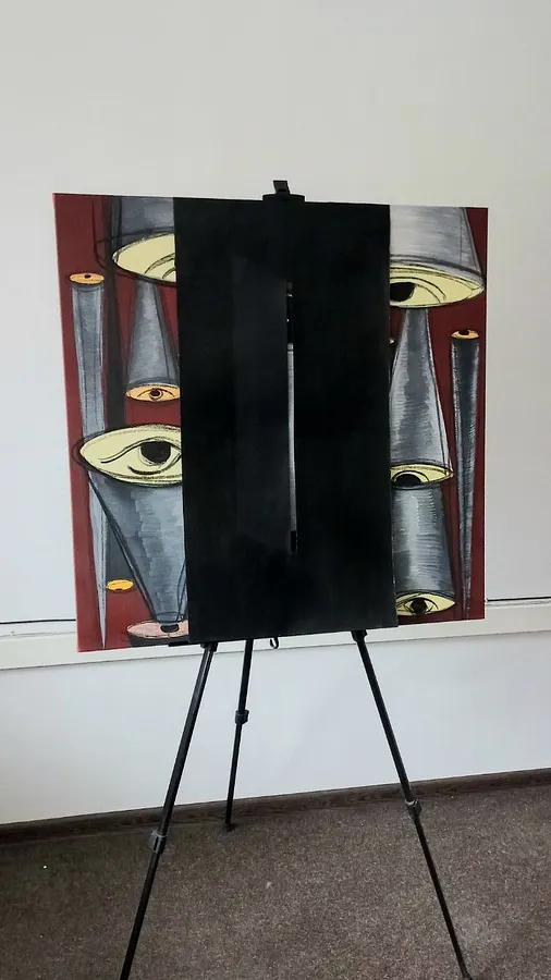 Image de Страх бути видимим par Вікторія Граб, taille : 80*80, médium Живопис