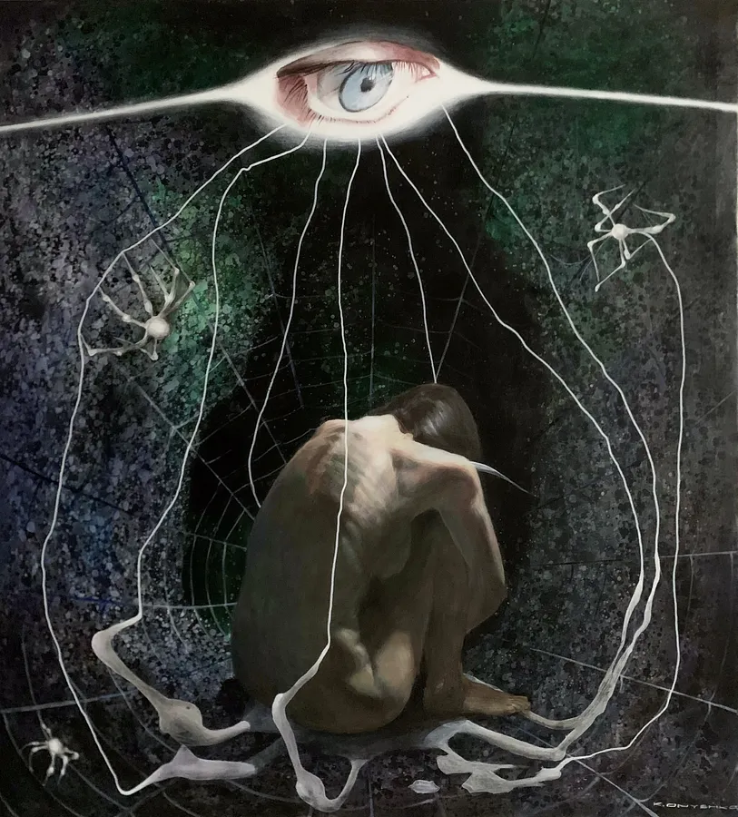 Image of Consciousness  by Katya Onyshko, size: 145x143 cm, Живопис medium