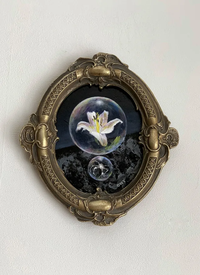 Image of Vessel for the soul  by Katya Onyshko, size: 11x13 cm, Живопис medium