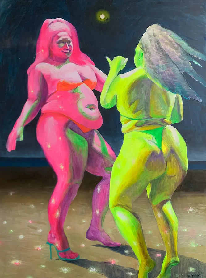 Obraz Neon Disco autorstwa Katya Onyshko