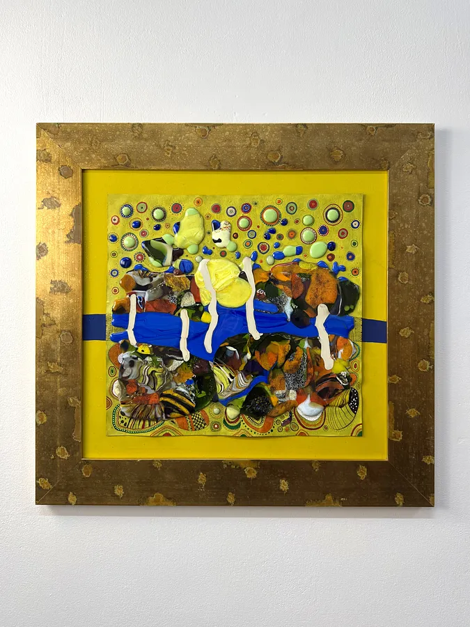 Bild von The stars lit up von Тарас Опалинський Taras Opalinski , Größe: 60x60, Glass Medium, zum Preis von $600