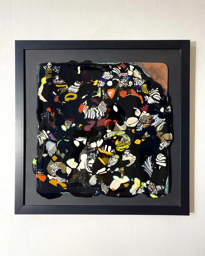 Зображення "A moonlit night" від Taras Opalinski, розмір: 60x60, медіум: Glass, ціна: $600