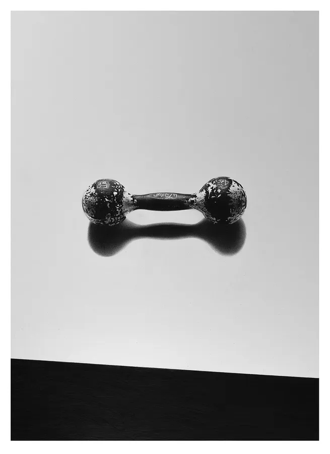 Image of Гантеля by Євген Григорʼєв, ГРАФІКА medium, part of the підмети і присудки series