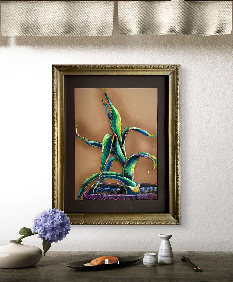 Imagen de Aloe tears the boundaries of existence de Pavlo Melnyk, tamaño: 30х20, hecho de Масляна пастель, папір., de Маневичі, con un precio de $150 (≈ 6,725 грн)