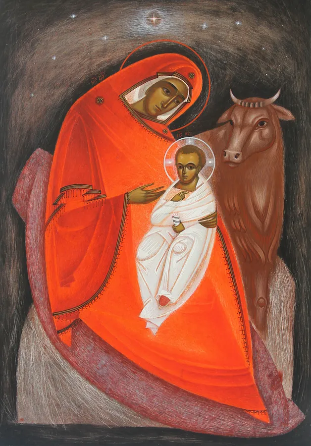 Image de Різдво par Аліна Грубець, taille : 30x21см, médium Акрил, faisant partie de la série 2022, au prix de $400