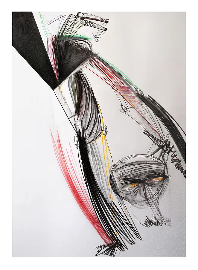 Image of Прометей by Євген Григорʼєв, ГРАФІКА medium, part of the "Приземлення" series, priced at €700