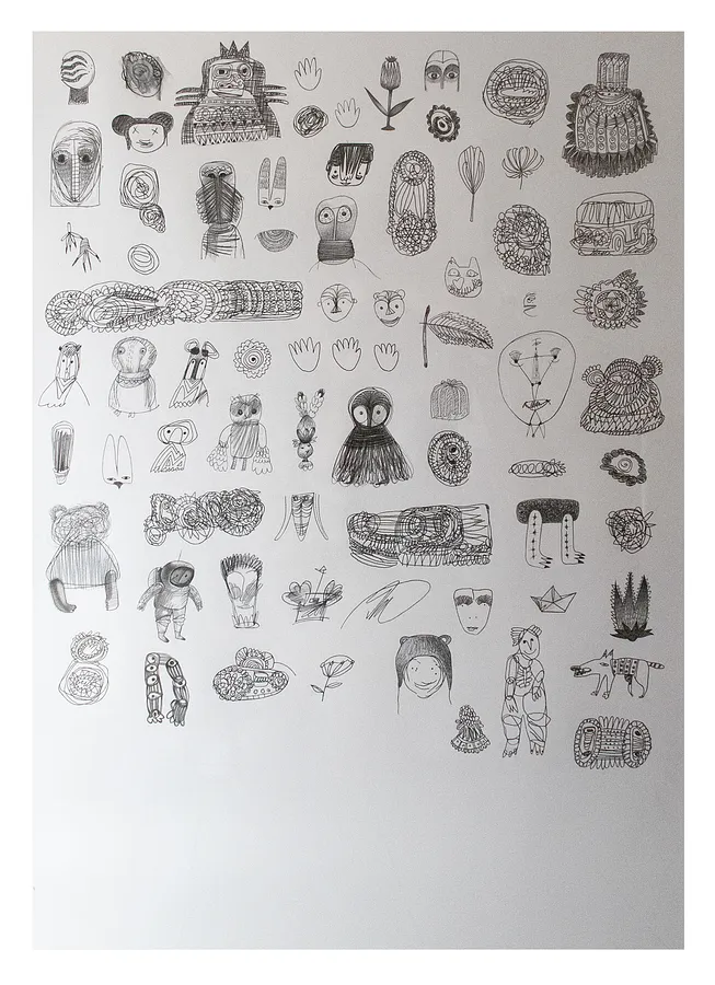 Image of Самоідентифікація by Євген Григорʼєв, ГРАФІКА medium, part of the "Приземлення" series