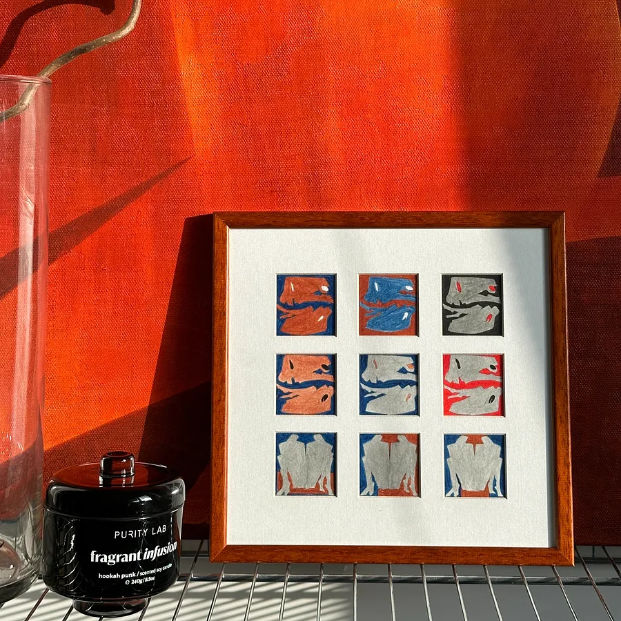 Immagine di Untitled di ДЕНИС ТИМЧИШИН, dimensioni: 28,5х28,5 см, materiali: акварельний папір, акрил, medium: КОЛЕКЦІЯ МАЛИХ РОБІТ, città: Львів
