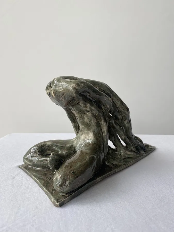 Image of Rooted soul by VITALIY KRASUTSKIY, made of Chamotte clay, glazes, Sculpture medium, from Lviv, part of the Series 1 series