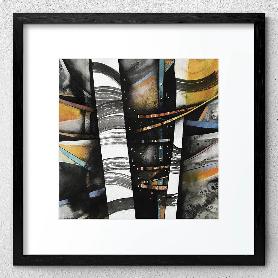 Image de Untitled par Олександр Макогон, taille : 44 x 44 cm, médium Графіка, au prix de $150