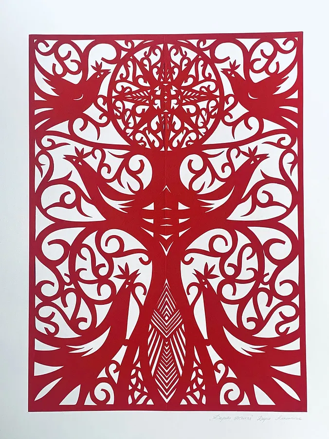 Obraz Drzewo Życia autorstwa Daria Aloszkina, rozmiar: 50*35, 50*40, medium Papier, część serii Дерево Життя